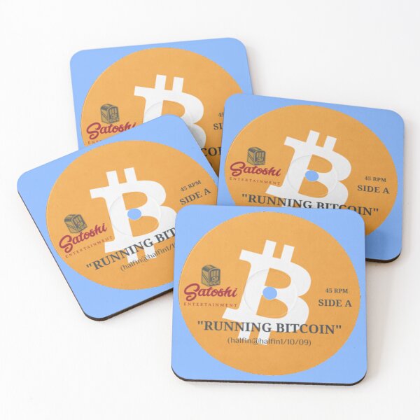 Item preview, Running Bitcoin - Hal Finney Tweet - Satoshi Record Label designed and sold by Cryptotease.