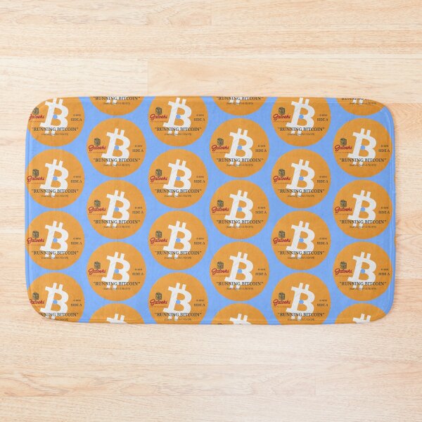 Item preview, Running Bitcoin - Hal Finney Tweet - Satoshi Record Label designed and sold by Cryptotease.