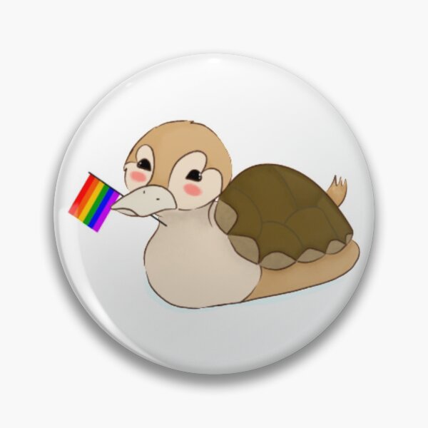 Item preview, Turtle duck pride flag designed and sold by CpercyArt.