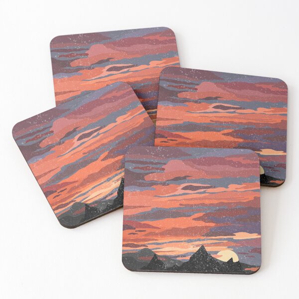 Item preview, Mountain Horizon Sunset designed and sold by Milli Co Studio.