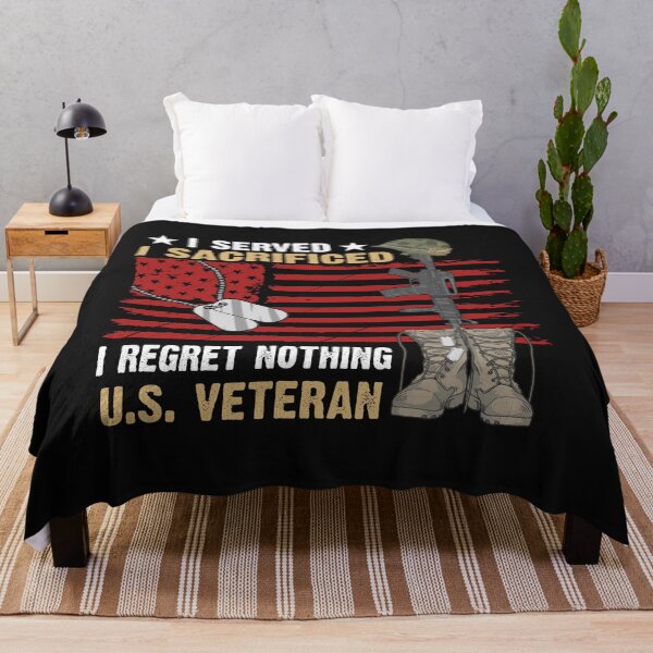 Item preview, VETERAN - Served, Sacrificed, No Regrets! designed and sold by SergeantSwagger.