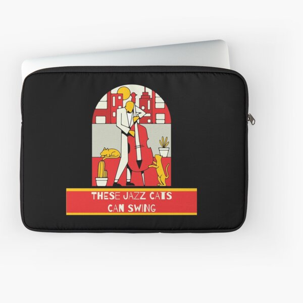 These Jazz Cats can Swing Laptop Sleeve
