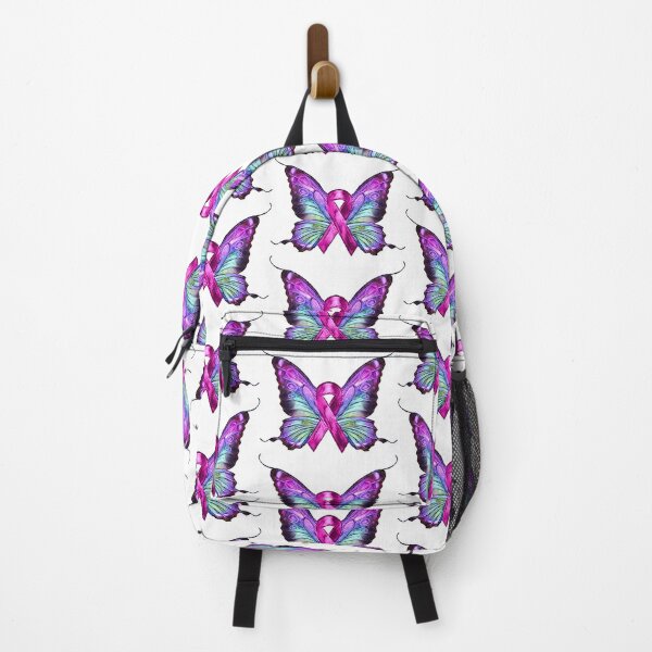 Item preview, Colorful Breast Cancer Awareness Butterfly designed and sold by m2inspiration.