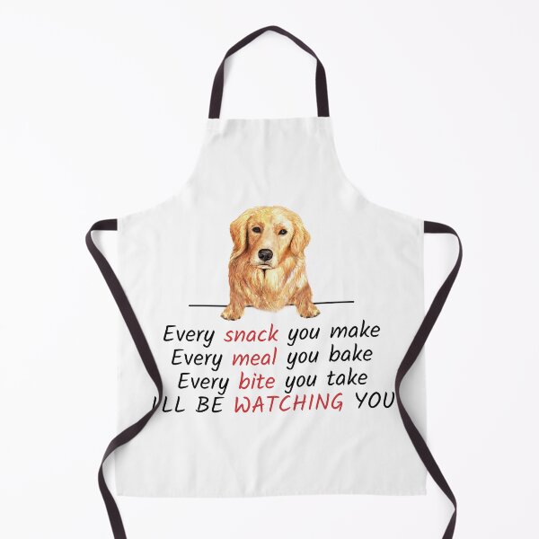 Item preview, Every Snack You Make I'll Be Watching You Golden Retriever Dog Owner designed and sold by StickerArtwork.
