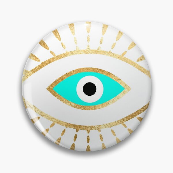 Item preview, Gold Watercolor Evil Eye designed and sold by PeerlessMerch.