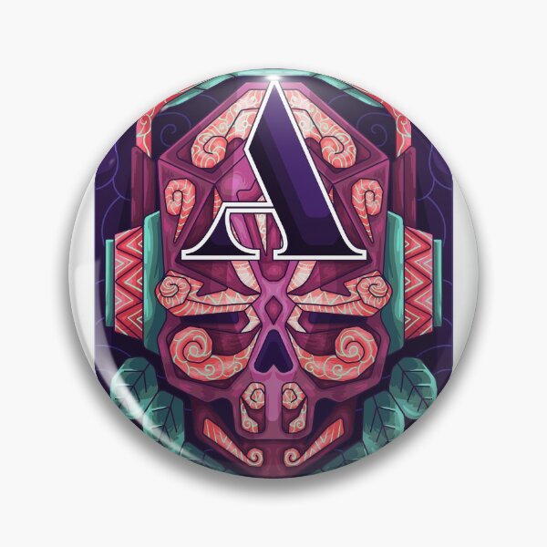 Item preview, Letter A Skull with Headset Design designed and sold by DeoDude.