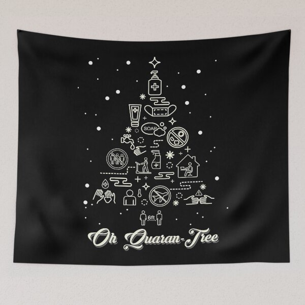 Item preview, Oh Quarantree  Funny Quarantine Christmas Xmas Tree 2020 designed and sold by enigmatyc.