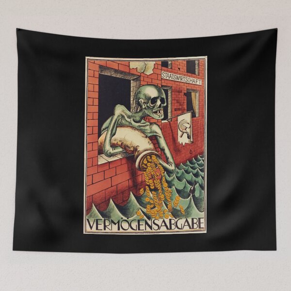 Item preview, retro votation contre limpot federal direct    vintage reclame designed and sold by CorasPosters.