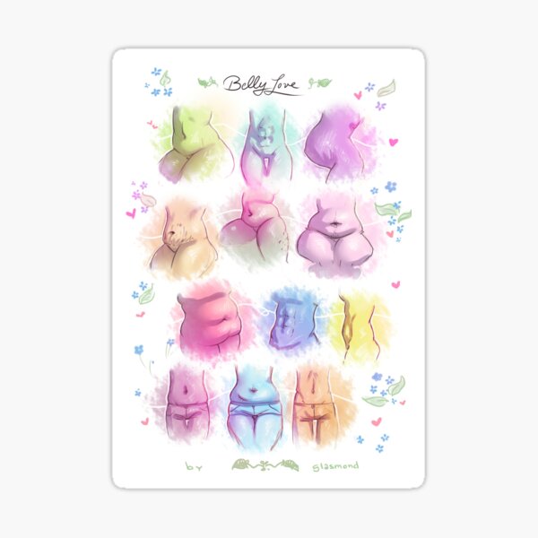 Belly Love Sticker
