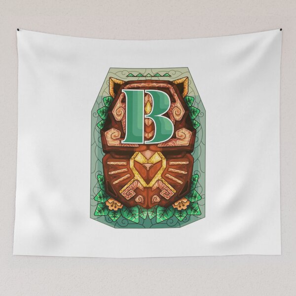 Item preview, Letter B Cat Mask Design designed and sold by DeoDude.