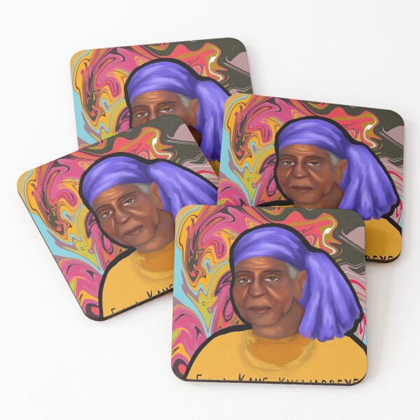 Item preview, Emily Kame Kngwarreye portrait  designed and sold by Backstreet Lobotomy.