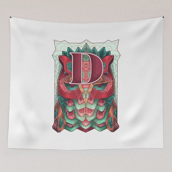 Item preview, Letter D owl Design designed and sold by DeoDude.