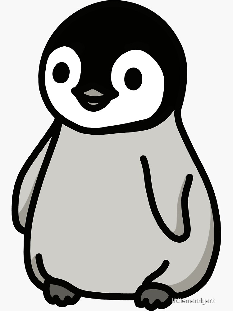 Baby Penguin by littlemandyart