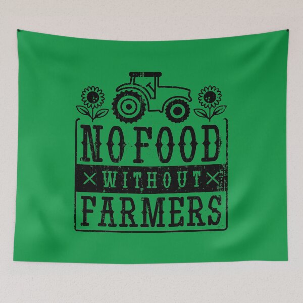 Item preview, No Food without Farmers designed and sold by girlsgetgadgets.