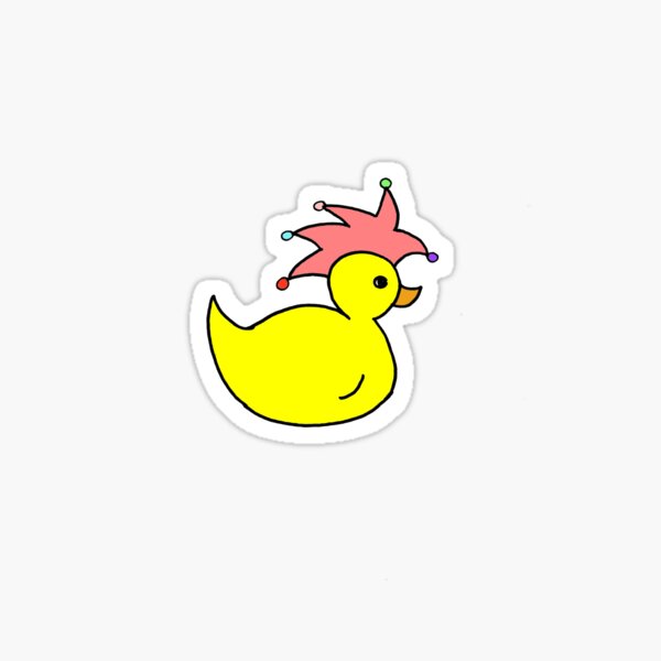 Funny duck Sticker