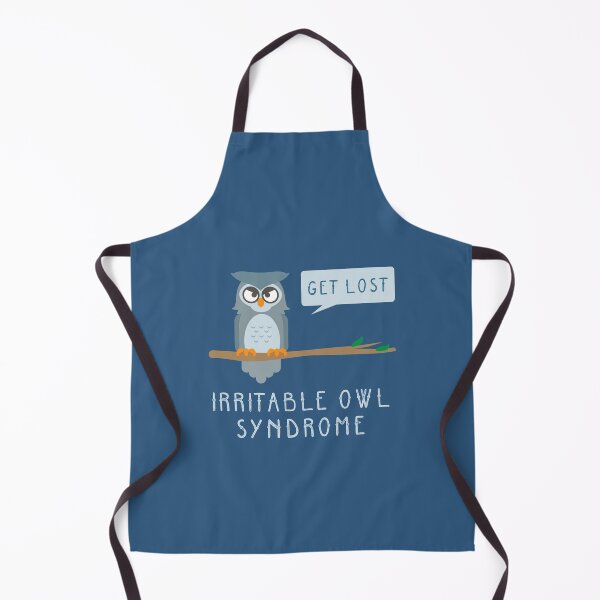 Item preview, Irritable Owl Syndrome - Funny Owl Pun for Introvert designed and sold by Silly Dad Shirts.