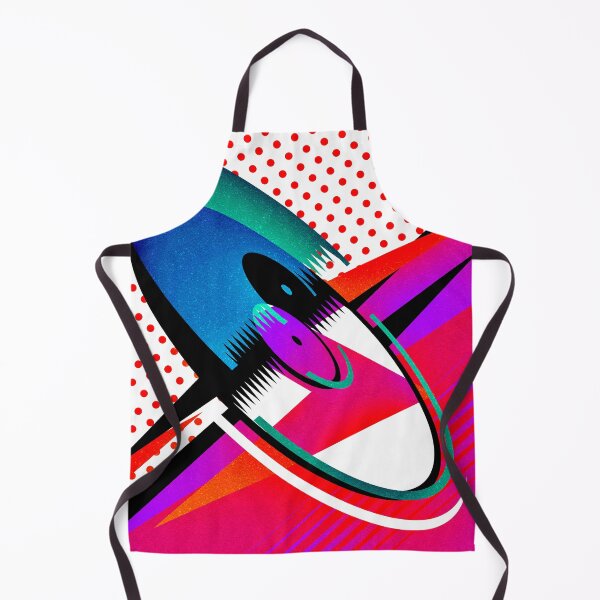Item preview, Eighties Retro Vinyl Rock Album Pop Art with Polka Dots designed and sold by infinitetango.