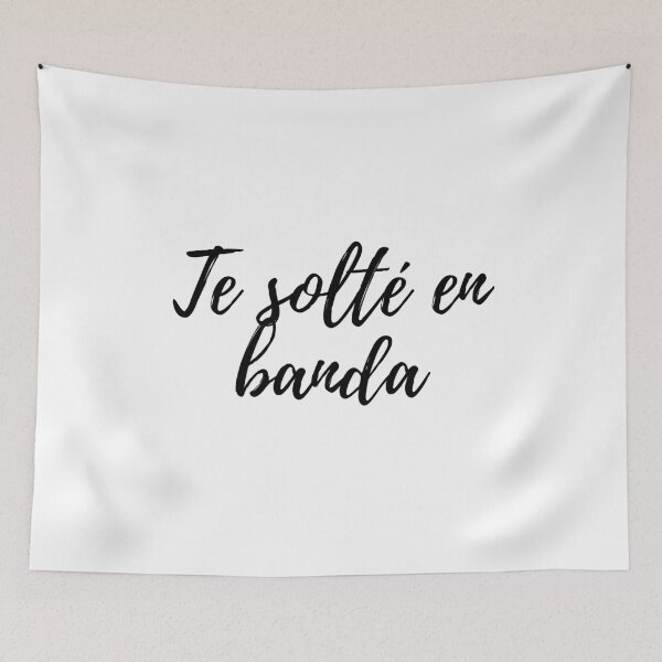 Item preview, Te solté en banda - Dominican slang designed and sold by gloriasd14.