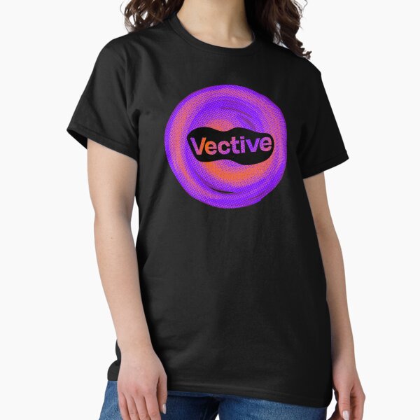 Purple Cyclone - Vective Classic T-Shirt