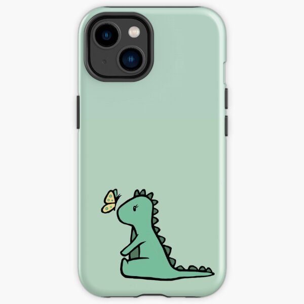 Mint Green Dino iPhone Tough Case