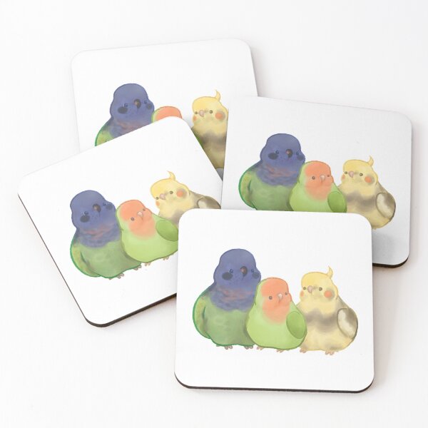 Item preview, Pionus, lovebird and cockatiel designed and sold by birbify.