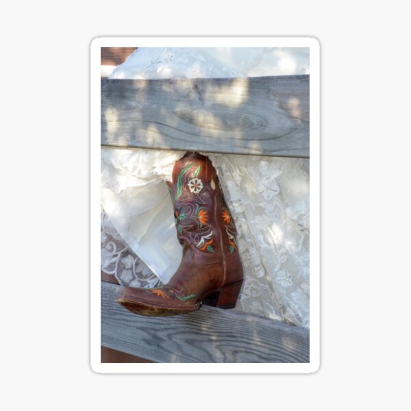 Item preview, Cowgirl's Bridal Boot designed and sold by hurart.