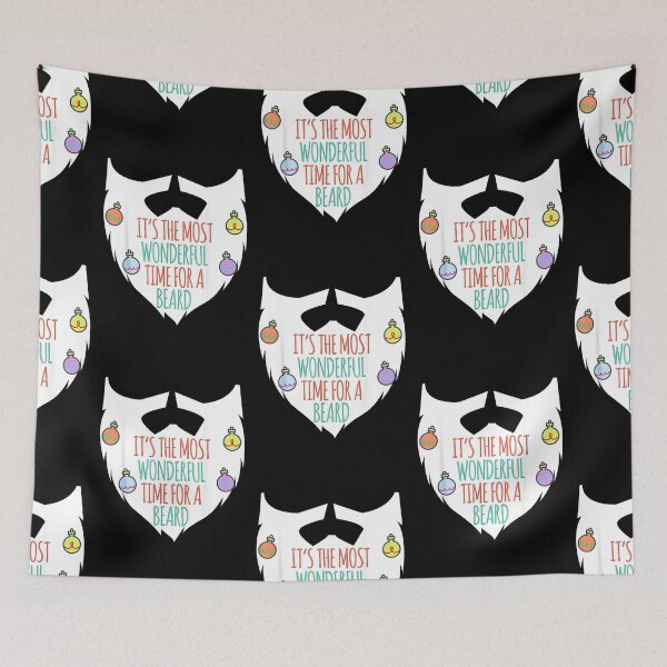 Item preview, Its The Most Wonderful Time For A Beard Fun Christmas Beard  designed and sold by mcinnesstore.