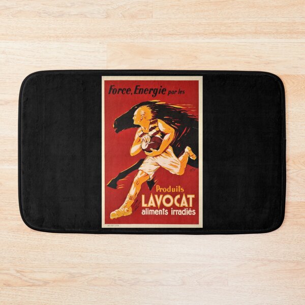 Item preview, retro force energie par les produits lavocat aliments irradies vintage reclame designed and sold by CorasPosters.