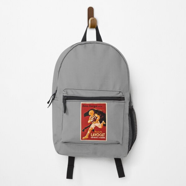 Item preview, retro force energie par les produits lavocat aliments irradies vintage reclame designed and sold by CorasPosters.