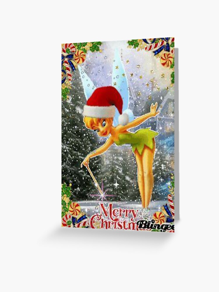 "Tinkerbell merry christmas" Greeting Card for Sale by Tonisplace
