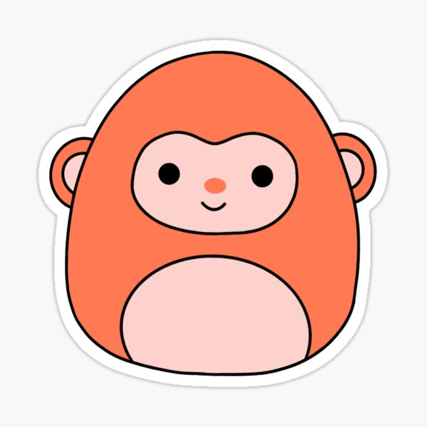 orange monkey squishmallow