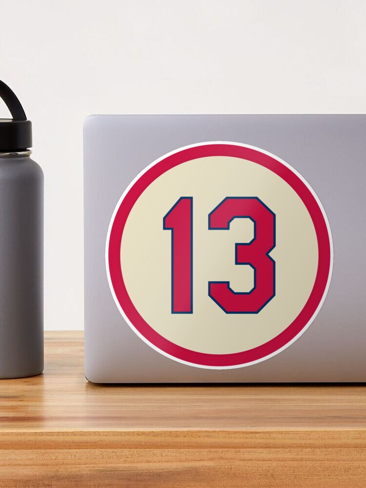 Matt Carpenter #13 Jersey Number Sticker for Sale by StickBall