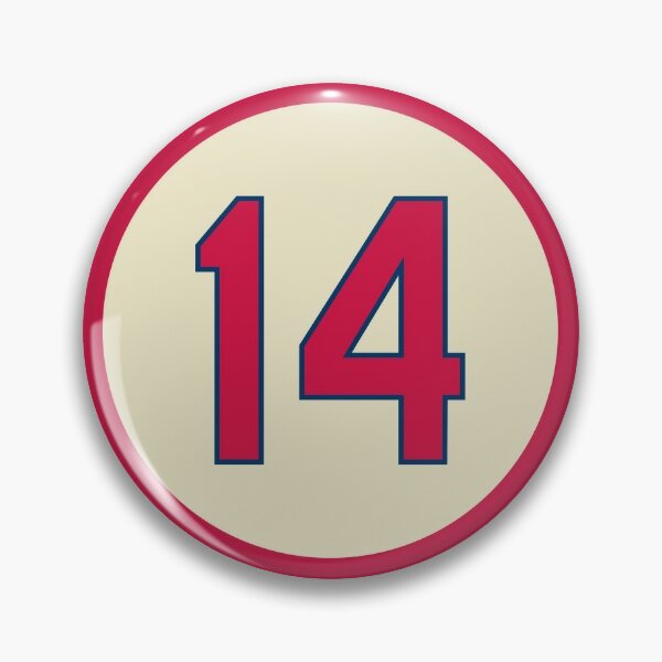 Badge for Sale avec l'œuvre « Willie McGee #51 Jersey Number » de l'artiste  StickBall