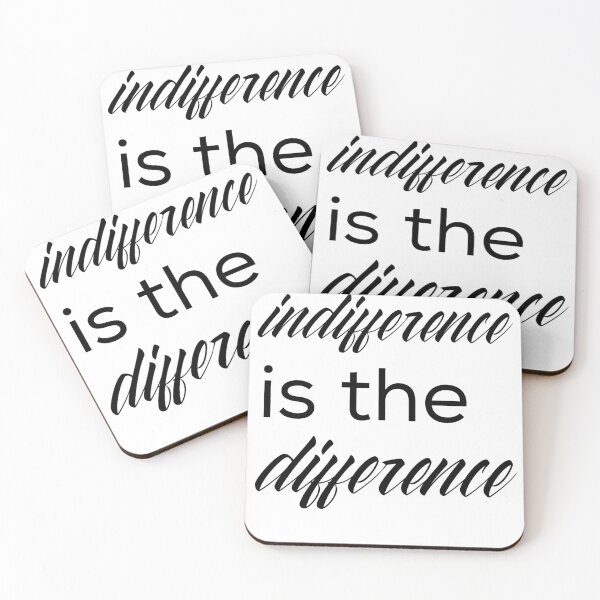 Item preview, Indifference Is The Difference designed and sold by Danny Slebodnick.