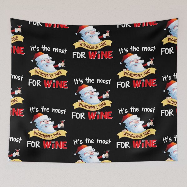 Item preview, Its The Most Wonderful Time For A Wine Drinking Christmas  designed and sold by mcinnesstore.