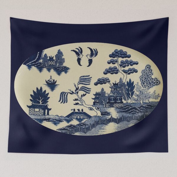 Item preview, Blue Willow Pattern designed and sold by LusterGirl.