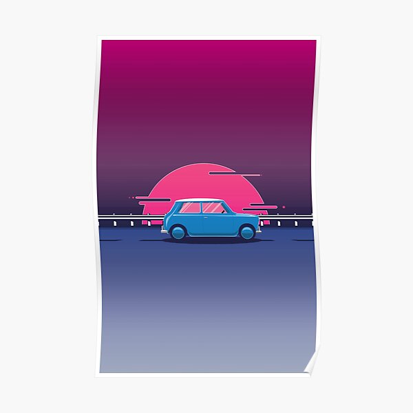 Austin Mini Cooper Póster