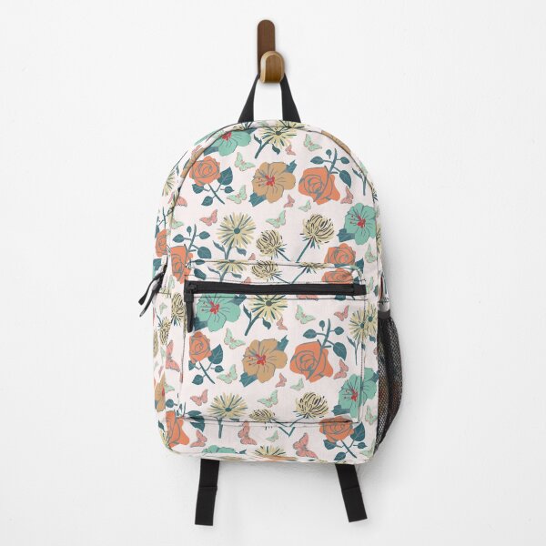Item preview, Vintage butterflies in hibiscus garden - Nature love buterfly emoji designed and sold by Soul ArtLove.