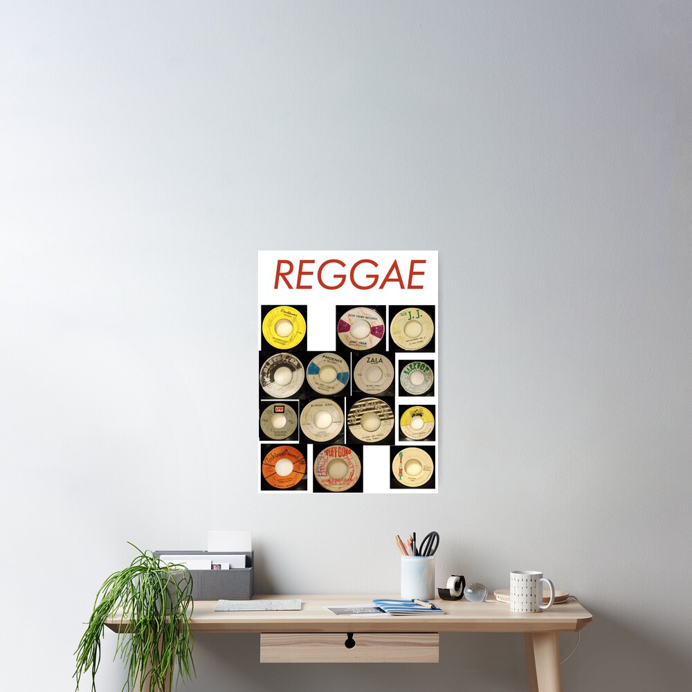 "REGGAE, DUB, JAMAICAN SOUND SYSTEM 45" Poster for Sale by Vintaged