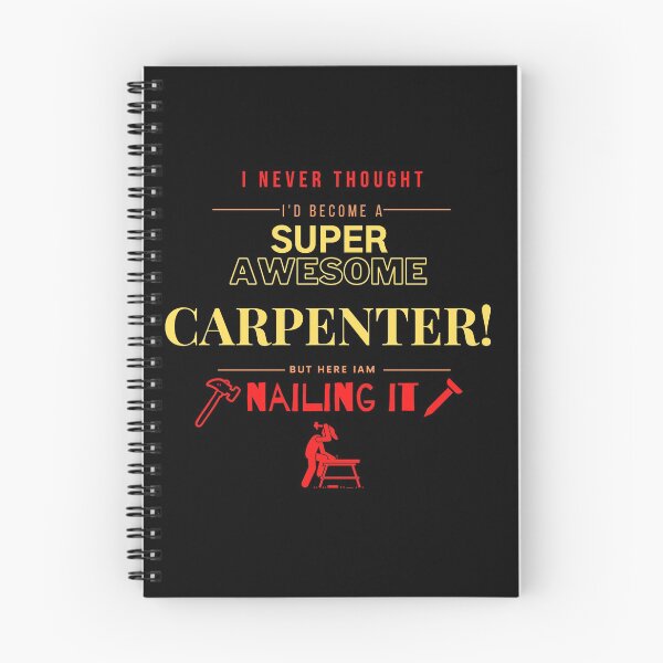 Item preview, Super Awesome Carpenter (Fire) designed and sold by PrintChantment.