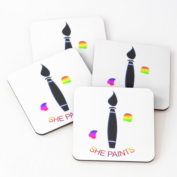 Item preview, She Paints Logo designed and sold by Shannon McRoberts.