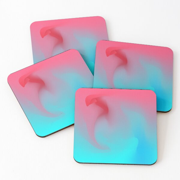 Item preview, Abstract Red Pink Blue Turquoise Fuschia Esthetic Design designed and sold by MPowerTeez.