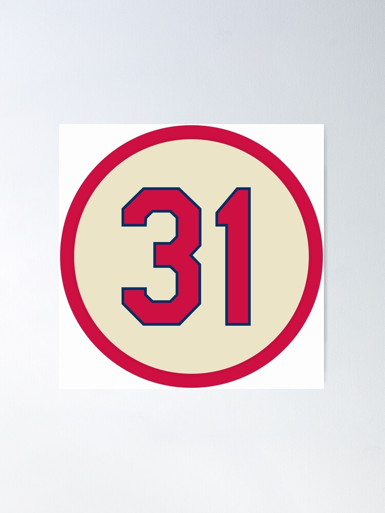 Willie McGee #51 Jersey Number Sticker for Sale by StickBall