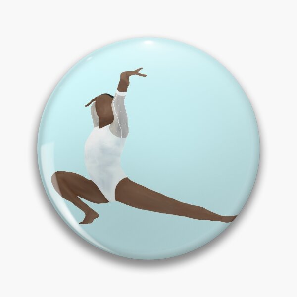 Item preview, Simone Biles Gymnastics Art - White Leo designed and sold by Cherries4.