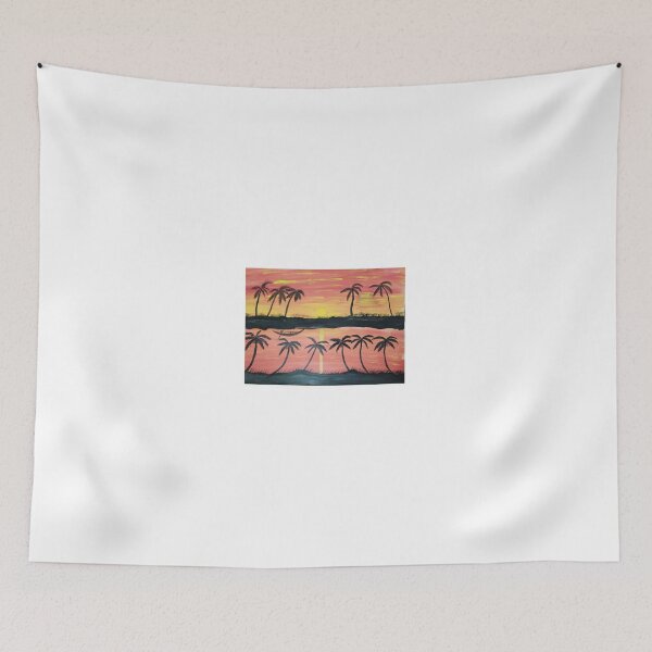 Item preview, Whispering Palms during a Sunset designed and sold by Jyothish Kaviraj.