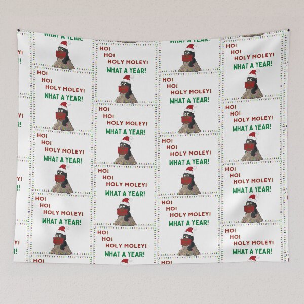 Item preview, HO HO HOLY MOLEY! WHAT A YEAR! designed and sold by LiveAndGlow.