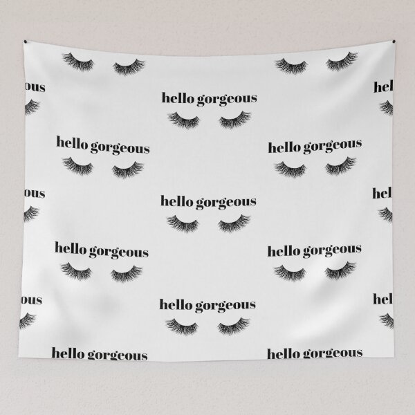 Item preview, Hello Gorgeous Eyelashes Design designed and sold by hannah vail (@acharmingnotion).