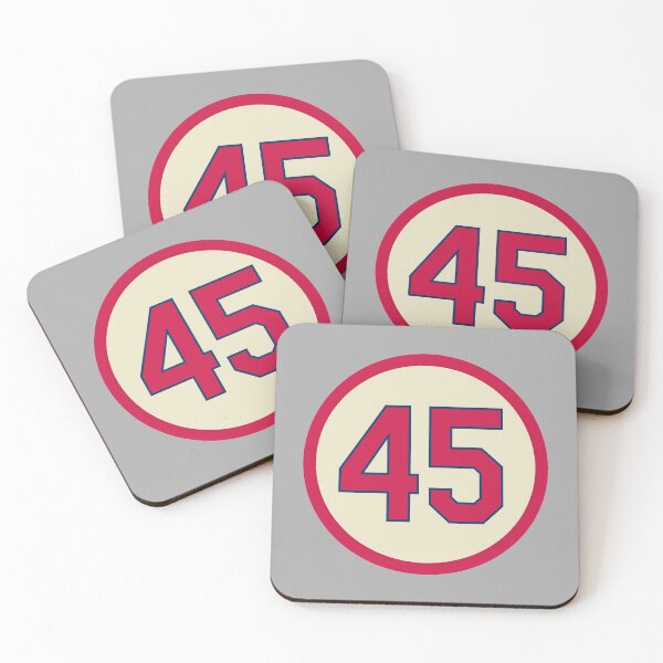 Aperçu de l'œuvre Numéro de maillot Bob Gibson #45 créée et vendue par StickBall.