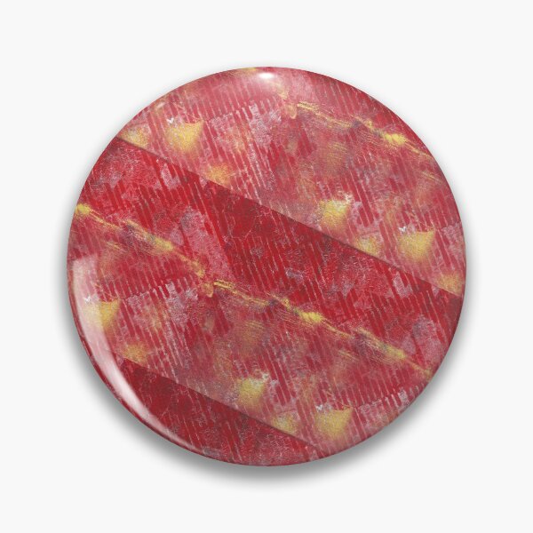 Item preview, Striped Red Orange Monoprint designed and sold by pear-la.