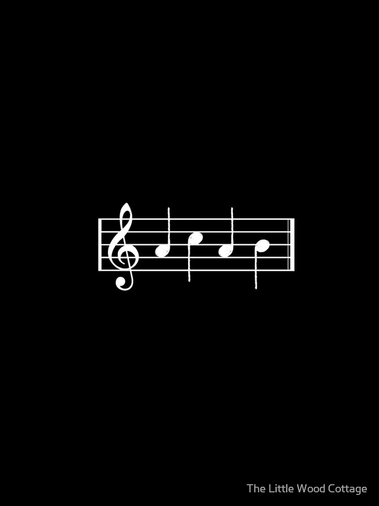 Thumbnail 4 of 4, iPhone Case, ACAB In Musical Notes designed and sold by The Little Wood Cottage.